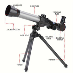 Outdoor Astronomical Telescope with High Magnifications and Compass