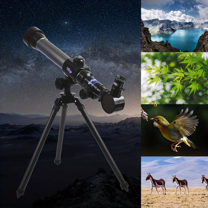 Outdoor Astronomical Telescope with High Magnifications and Compass