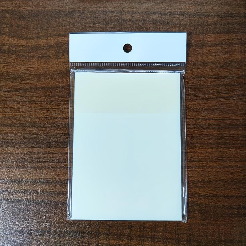 2pcs Transparent Sticker Notes 50 Pcs Notepad Student Stationery