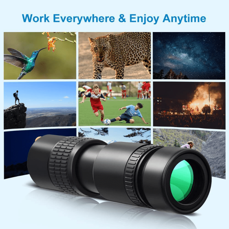High Power Portable Telescope for Mobile Phone Photo Taking