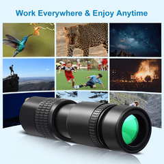 High Power Portable Telescope for Mobile Phone Photo Taking