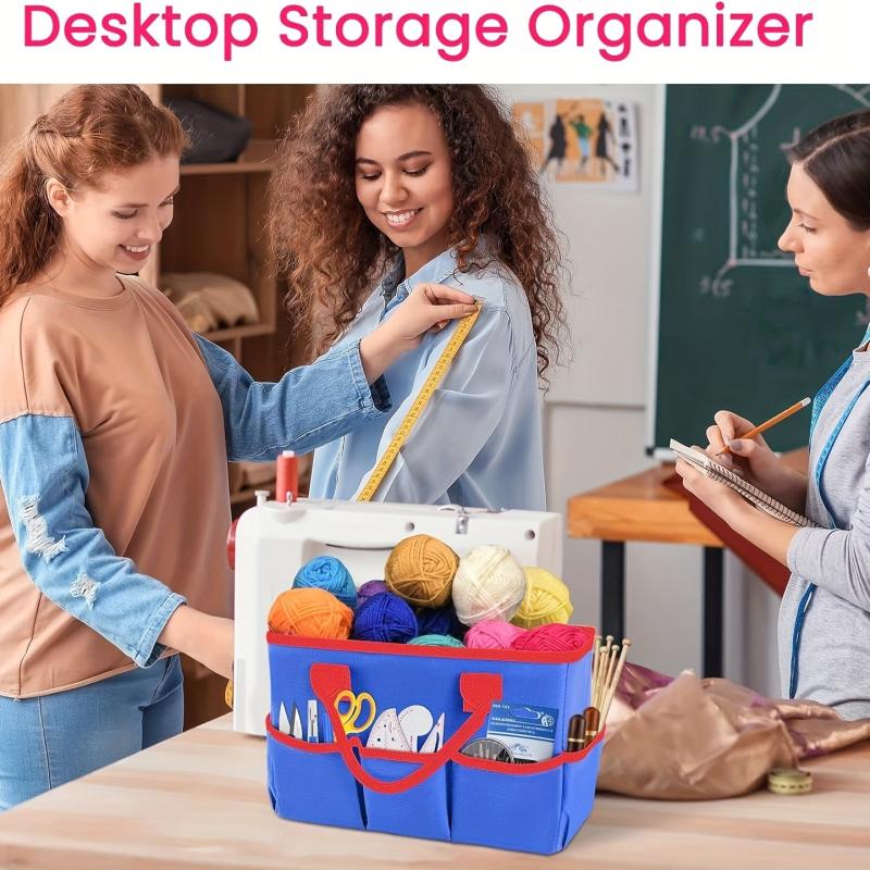Large Capacity Handicraft Handbag Sewing Supplies Accessories Tool Storage Bag