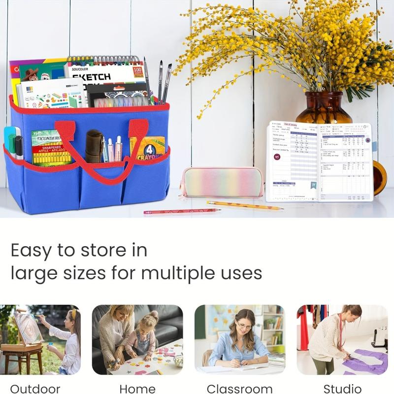 Large Capacity Handicraft Handbag Sewing Supplies Accessories Tool Storage Bag