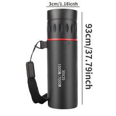 30X25 Mini Pocket Monocular Scope for Camping Hiking Traveling