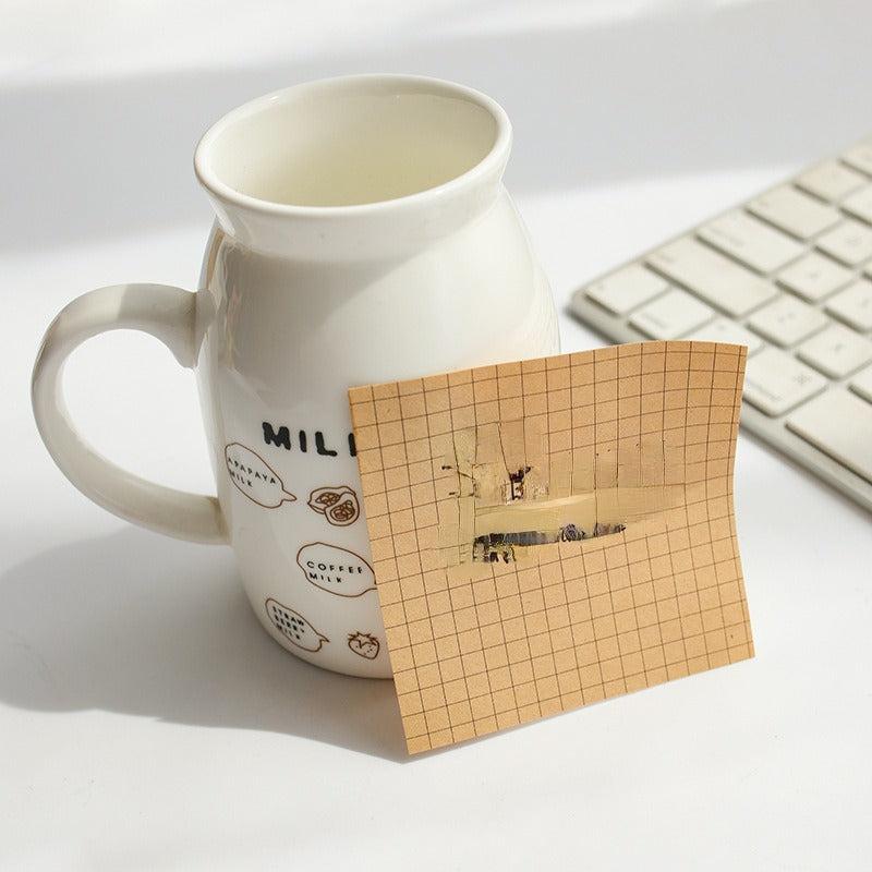 80pcs Convenient Note Book Torn Sticky Note Boxes for Leaving Messages