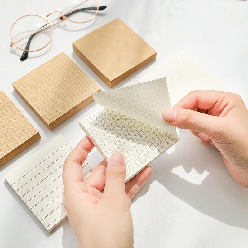 80pcs Convenient Note Book Torn Sticky Note Boxes for Leaving Messages