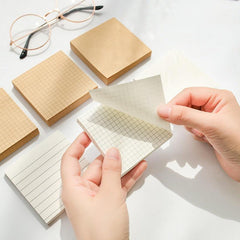 80pcs Convenient Note Book Torn Sticky Note Boxes for Leaving Messages