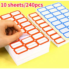 240pcs Self Adhesive Label Stickers, Easy Marking & Classification