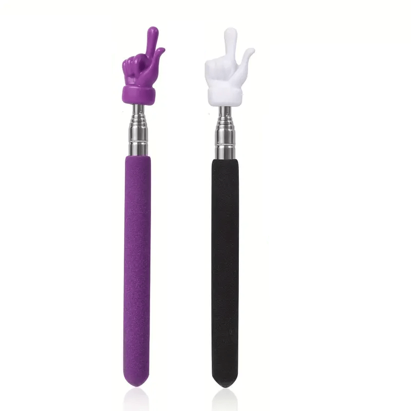 2pcs Mini Retractable Classroom Pointer for Teachers
