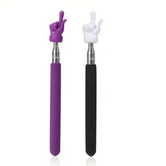 2pcs Mini Retractable Classroom Pointer for Teachers