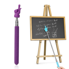 2pcs Mini Retractable Classroom Pointer for Teachers
