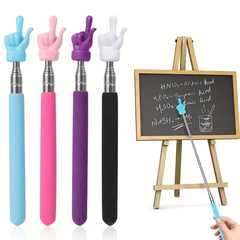 2pcs Mini Retractable Classroom Pointer for Teachers