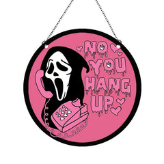 Pink Female Ghost Window Hanging Decoration