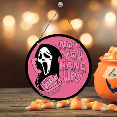 Pink Female Ghost Window Hanging Decoration