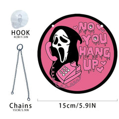 Pink Female Ghost Window Hanging Decoration
