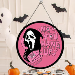 Pink Female Ghost Window Hanging Decoration