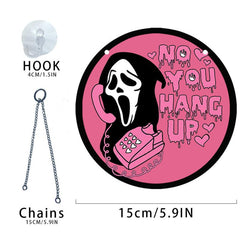 Pink Female Ghost Window Hanging Decoration