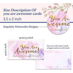 50 Sheets Student Rewards Card & Punch Card School Supplies Encouragement