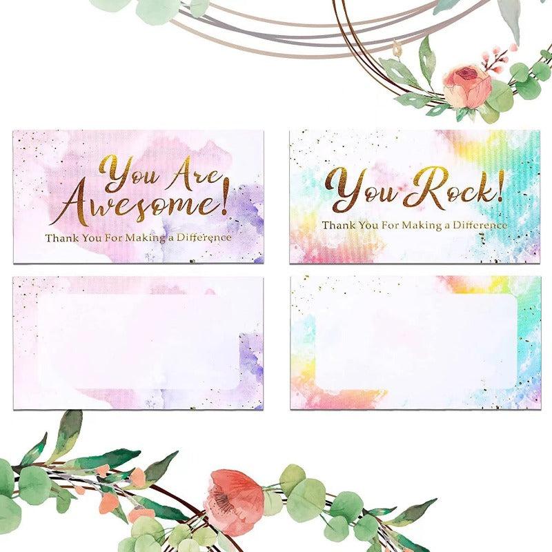 50 Sheets Student Rewards Card & Punch Card School Supplies Encouragement