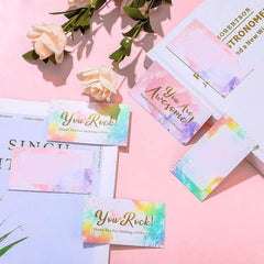 50 Sheets Student Rewards Card & Punch Card School Supplies Encouragement