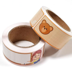 120pcs Roll Name Sticker Writable Name Scrapbook Label Gift Decor Sealing Labels