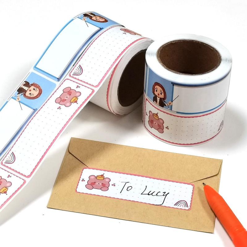 120pcs Roll Name Sticker Writable Name Scrapbook Label Gift Decor Sealing Labels