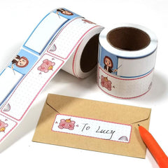 120pcs Roll Name Sticker Writable Name Scrapbook Label Gift Decor Sealing Labels