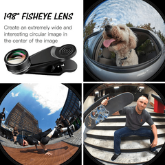 10-in-1 Phone Camera Lens Set Wide Angle Macro Fisheye Lens