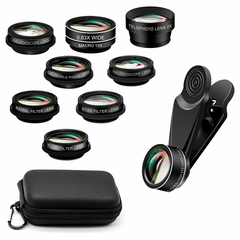 10-in-1 Phone Camera Lens Set Wide Angle Macro Fisheye Lens