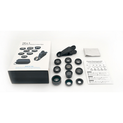 10-in-1 Phone Camera Lens Set Wide Angle Macro Fisheye Lens
