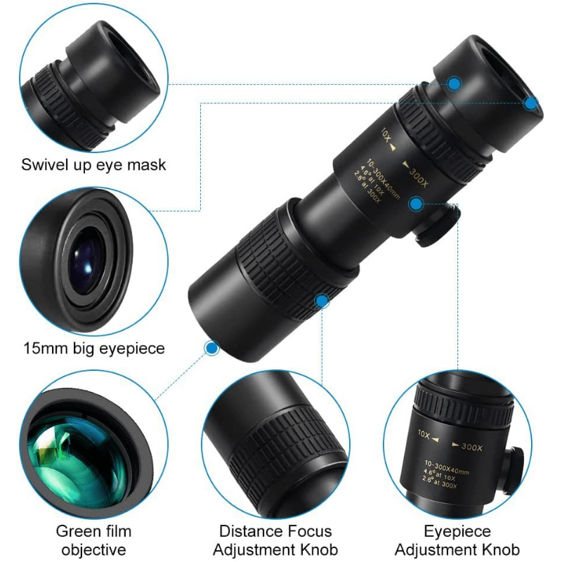 High Magnification Portable Telescope Single tube Telescope
