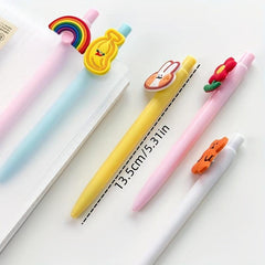 4pcs Cartoon Gel Pens for Students and Office - Holiday Rewards