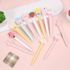 4pcs Cartoon Gel Pens for Students and Office - Holiday Rewards