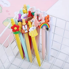 4pcs Cartoon Gel Pens for Students and Office - Holiday Rewards