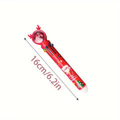 1pc Christmas Style Ballpoint Pen Marker Pen for Drawing Students