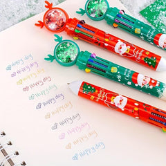 1pc Christmas Style Ballpoint Pen Marker Pen for Drawing Students