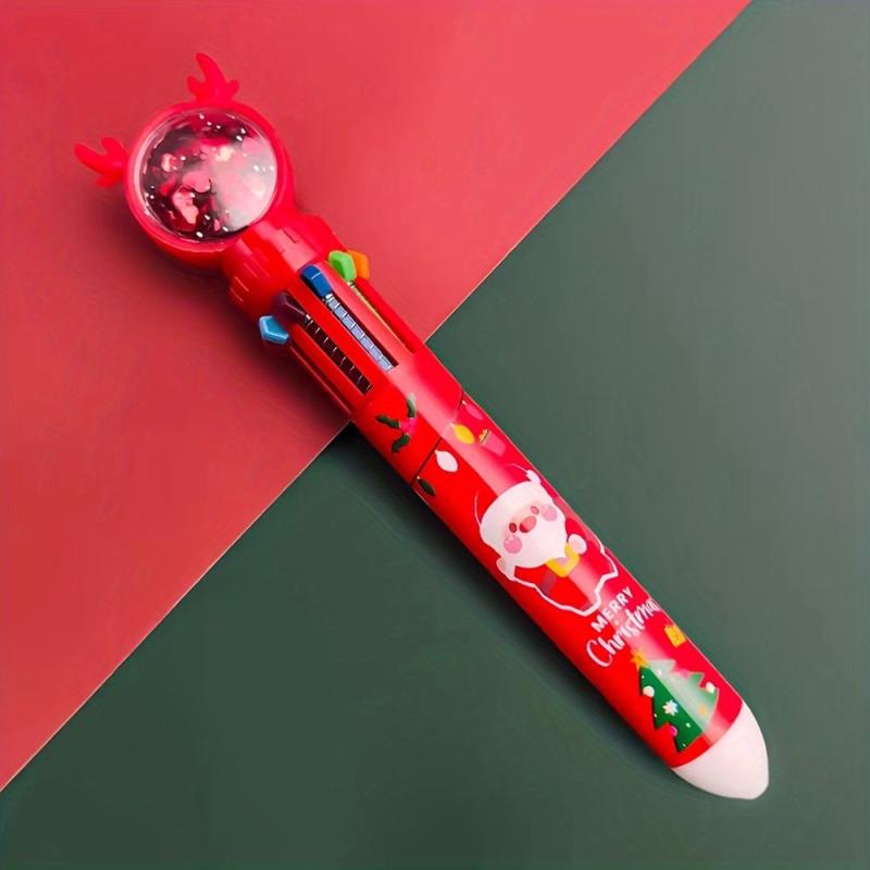 1pc Christmas Style Ballpoint Pen Marker Pen for Drawing Students
