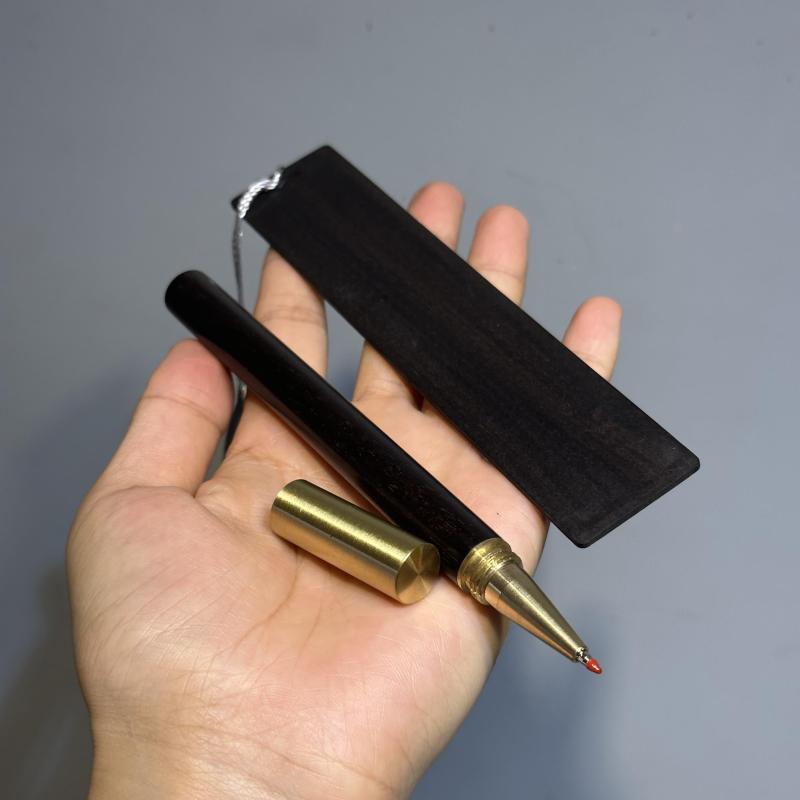 Red Wood Pen and Bookmark Set - Graduation Gift