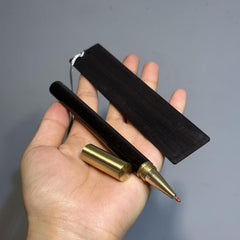 Red Wood Pen and Bookmark Set - Graduation Gift