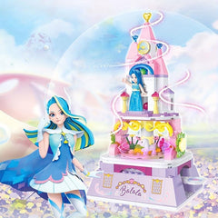 Castle Rotating Garden Music Box