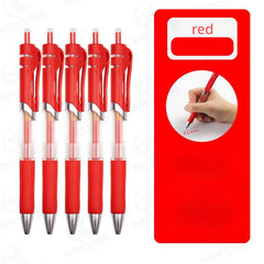 Press Gel Pen 0.5mm Red Refill Ballpoint Business Signature Office Stationery