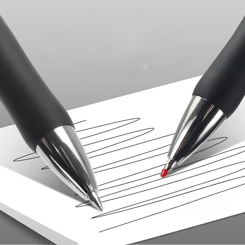 Press Gel Pen 0.5mm Red Refill Ballpoint Business Signature Office Stationery