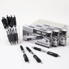 Press Gel Pen 0.5mm Red Refill Ballpoint Business Signature Office Stationery