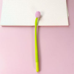 Encounter Tulip Silicone Neutral Pen Small Fresh Office 0.5 Signature Pen