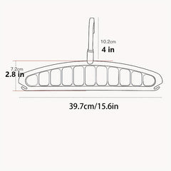 11-Hole Multifunctional Clothes Hanger Drying Rack