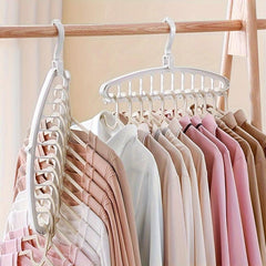 11-Hole Multifunctional Clothes Hanger Drying Rack