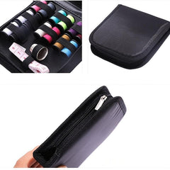 Portable Sewing Kit for Adults Beginners with Scissors, Tape Measure, Needles