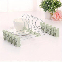 10pcs Skirt & Pants Hangers Clips Slim Closet Instantly