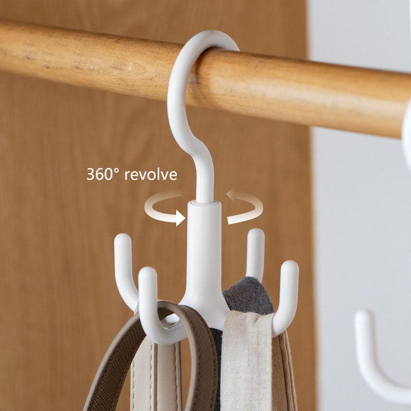 Rotary Hanger Wrap Silk Scarf Storage Rack