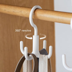 Rotary Hanger Wrap Silk Scarf Storage Rack